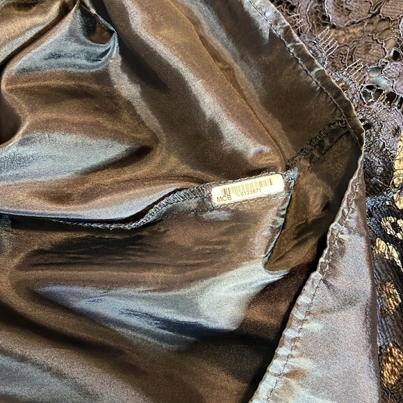 Shoshanna Midnight Uma Navy Lace Midi Halter Dress Size 2 - Picture 11 of 11